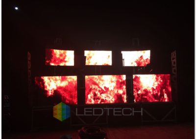 Renta de Pantalla LED Gigante 4.5x2m Instalación Creativa